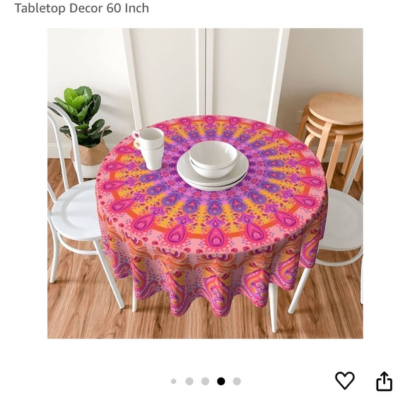 Freehotu round tablecloth - Picture 9 of 11